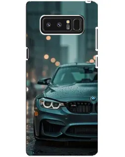 Чехол для Samsung Galaxy Note 8 (N950) с картинкой «BMW в огнях города»