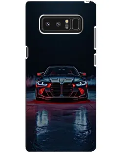 Чехол для Samsung Galaxy Note 8 (N950) с картинкой «BMW на мокрой дороге»