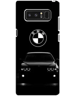 Чехол для Samsung Galaxy Note 8 (N950) с картинкой «BMW — взгляд из темноты»