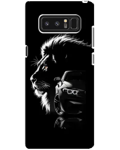 Чехол для Samsung Galaxy Note 8 (N950) с картинкой «BMW и лев» Чехол для Samsung Galaxy Note 8 (N950) с картинкой «BMW и лев»