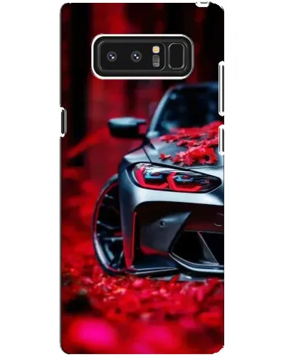 Чехол для Samsung Galaxy Note 8 (N950) с картинкой «Спортивная BMW и цветы» Чехол для Samsung Galaxy Note 8 (N950) с картинкой «Спортивная BMW и цветы»