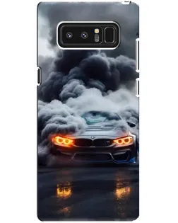 Чехол для Samsung Galaxy Note 8 (N950) с картинкой «BMW в дыму»