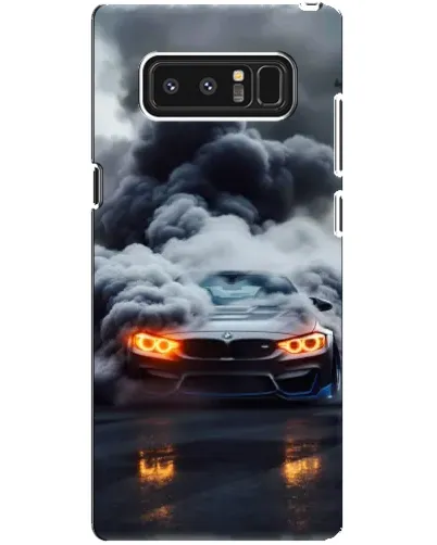 Чехол для Samsung Galaxy Note 8 (N950) с картинкой «BMW в дыму» Чехол для Samsung Galaxy Note 8 (N950) с картинкой «BMW в дыму»