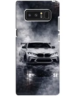 Чехол для Samsung Galaxy Note 8 (N950) с картинкой «BMW сквозь туман»
