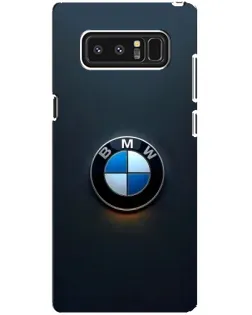 Чехол для Samsung Galaxy Note 8 (N950) с картинкой «Логотип BMW — минимализм»