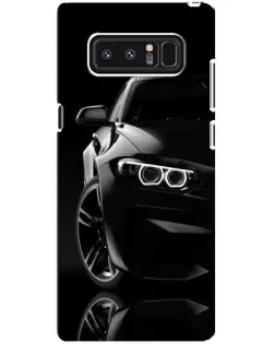 Чохол для Samsung Galaxy Note 8 (N950) з картинкою «Чорна BMW — профіль»