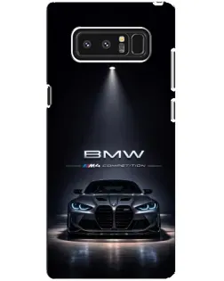 Чохол для Samsung Galaxy Note 8 (N950) з картинкою «BMW крізь нічне місто»