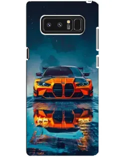 Чохол для Samsung Galaxy Note 8 (N950) з картинкою «BMW — золота емблема»