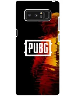 Чохол для Samsung Galaxy Note 8 (N950) з картинкою «Яскравий логотип PUBG»