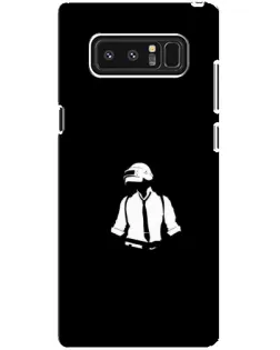 Чехол для Samsung Galaxy Note 8 (N950) с картинкой «PUBG — белый шлем»