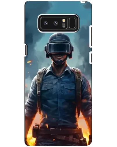 Чехол для Samsung Galaxy Note 8 (N950) с картинкой «PUBG — реалистичный герой»