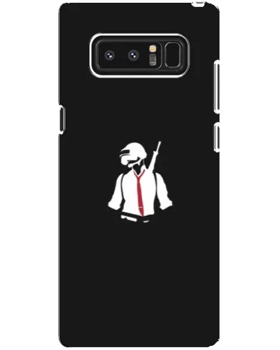 Чехол для Samsung Galaxy Note 8 (N950) с картинкой «PUBG — силуэт воина»