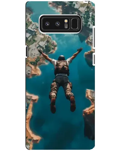 Чехол для Samsung Galaxy Note 8 (N950) с картинкой «PUBG — свободное падение»
