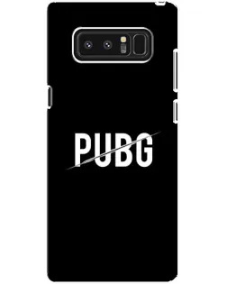 Чехол для Samsung Galaxy Note 8 (N950) с картинкой «PUBG — белый логотип»