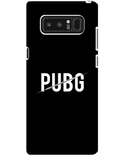 Чехол для Samsung Galaxy Note 8 (N950) с картинкой «PUBG — белый логотип»