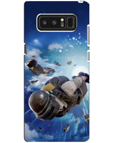 Чехол для Samsung Galaxy Note 8 (N950) с картинкой «Десант PUBG — прыжок»