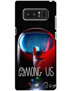 Чохол для Samsung Galaxy Note 8 (N950) з картинкою «Червоний імпостер — макро» Чохол для Samsung Galaxy Note 8 (N950) з картинкою «Червоний імпостер — макро»
