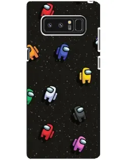 Чохол для Samsung Galaxy Note 8 (N950) з картинкою «Космічний патерн Among Us» Чохол для Samsung Galaxy Note 8 (N950) з картинкою «Космічний патерн Among Us»