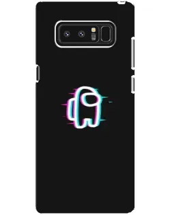 Чехол для Samsung Galaxy Note 8 (N950) с картинкой «Among Us неон»