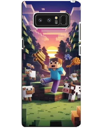 Чехол для Samsung Galaxy Note 8 (N950) с картинкой «Стив на ферме» Чехол для Samsung Galaxy Note 8 (N950) с картинкой «Стив на ферме»