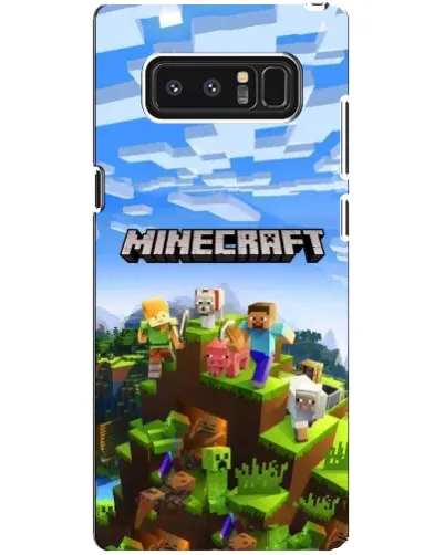 Чехол для Samsung Galaxy Note 8 (N950) с картинкой «Minecraft классический мир» Чехол для Samsung Galaxy Note 8 (N950) с картинкой «Minecraft классический мир»