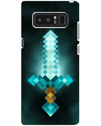 Чехол для Samsung Galaxy Note 8 (N950) с картинкой «Алмазный меч неон» Чехол для Samsung Galaxy Note 8 (N950) с картинкой «Алмазный меч неон»