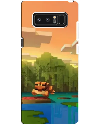 Чехол для Samsung Galaxy Note 8 (N950) с картинкой «Майнкрафт закат солнца» Чехол для Samsung Galaxy Note 8 (N950) с картинкой «Майнкрафт закат солнца»