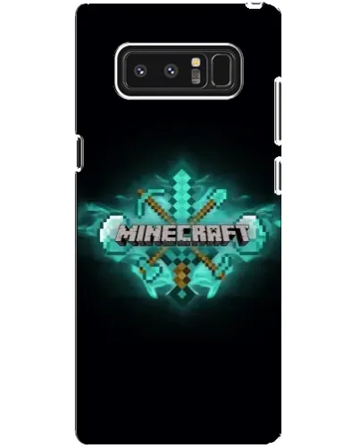 Чехол для Samsung Galaxy Note 8 (N950) с картинкой «Minecraft Diamond лого» Чехол для Samsung Galaxy Note 8 (N950) с картинкой «Minecraft Diamond лого»