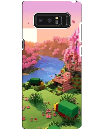 Чехол для Samsung Galaxy Note 8 (N950) с картинкой «Розовое дерево Minecraft» Чехол для Samsung Galaxy Note 8 (N950) с картинкой «Розовое дерево Minecraft»