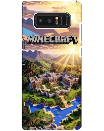 Чехол для Samsung Galaxy Note 8 (N950) с картинкой «Minecraft панорама» Чехол для Samsung Galaxy Note 8 (N950) с картинкой «Minecraft панорама»
