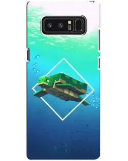 Чохол для Samsung Galaxy Note 8 (N950) з картинкою «Черепаха Minecraft»