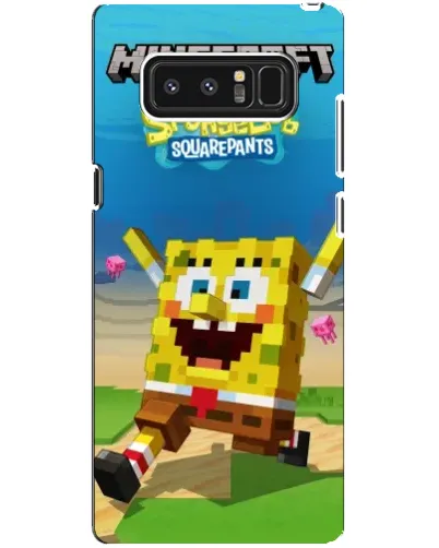 Чехол для Samsung Galaxy Note 8 (N950) с картинкой «Губка Боб Minecraft» Чехол для Samsung Galaxy Note 8 (N950) с картинкой «Губка Боб Minecraft»