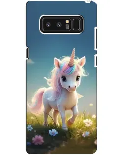 Чехол для Samsung Galaxy Note 8 (N950) с картинкой «Единорог на поляне»