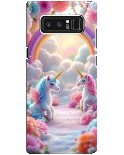 Чехол для Samsung Galaxy Note 8 (N950) с картинкой «Радуга и единороги» Чехол для Samsung Galaxy Note 8 (N950) с картинкой «Радуга и единороги»