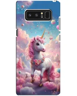 Чехол для Samsung Galaxy Note 8 (N950) с картинкой «Единорог среди облаков»