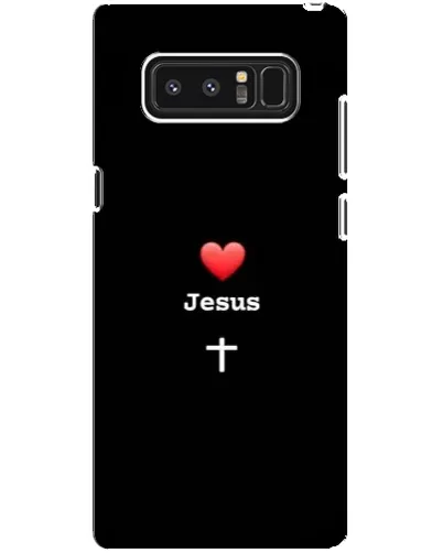 Чехол для Samsung Galaxy Note 8 (N950) с картинкой «Сердце - Jesus» Чехол для Samsung Galaxy Note 8 (N950) с картинкой «Сердце - Jesus»