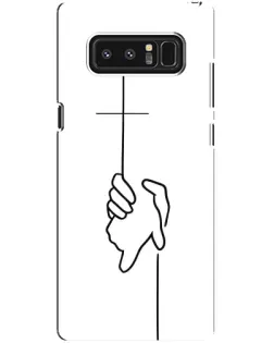 Чехол для Samsung Galaxy Note 8 (N950) с картинкой «Рука держит»