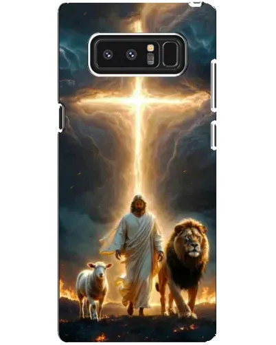 Чехол для Samsung Galaxy Note 8 (N950) с картинкой «Лев Иуды и Свет» Чехол для Samsung Galaxy Note 8 (N950) с картинкой «Лев Иуды и Свет»