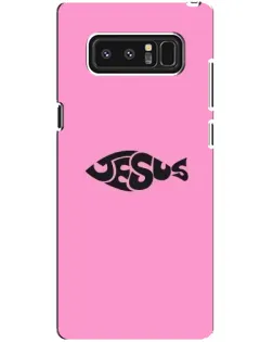 Чехол для Samsung Galaxy Note 8 (N950) с картинкой «Розовый символ  Jesus»