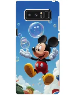 Чехол для Samsung Galaxy Note 8 (N950) с картинкой «Mickey и мыльные пузыри»