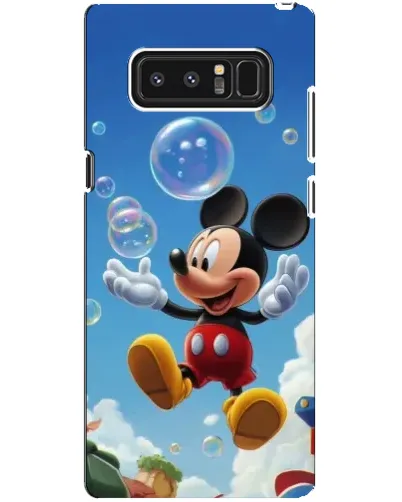 Чехол для Samsung Galaxy Note 8 (N950) с картинкой «Mickey и мыльные пузыри»