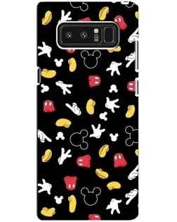 Чехол для Samsung Galaxy Note 8 (N950) с картинкой «Графический принт лапок»