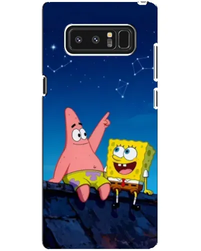 Чехол для Samsung Galaxy Note 8 (N950) с картинкой «Губка Боб и Патрик ночью» Чехол для Samsung Galaxy Note 8 (N950) с картинкой «Губка Боб и Патрик ночью»