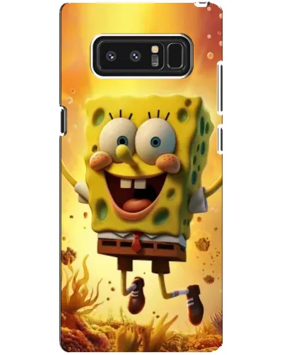 Чехол для Samsung Galaxy Note 8 (N950) с картинкой «Губка Боб прыгает» Чехол для Samsung Galaxy Note 8 (N950) с картинкой «Губка Боб прыгает»