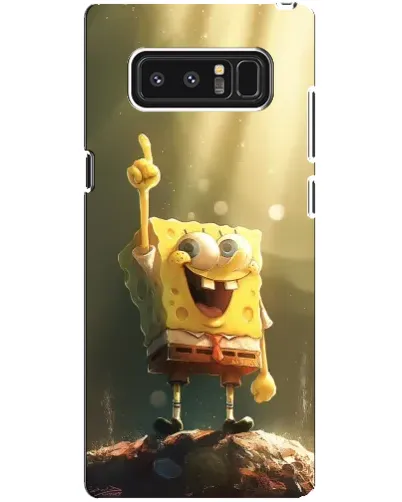 Чехол для Samsung Galaxy Note 8 (N950) с картинкой «Сияющий Спанч Боб» Чехол для Samsung Galaxy Note 8 (N950) с картинкой «Сияющий Спанч Боб»
