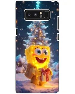 Чехол для Samsung Galaxy Note 8 (N950) с картинкой «Рождественский Спанч Боб»