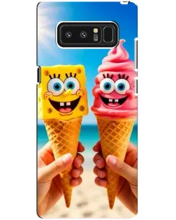 Чехол для Samsung Galaxy Note 8 (N950) с картинкой «Спанч Боб мороженое»