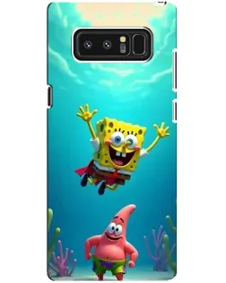 Чохол для Samsung Galaxy Note 8 (N950) з картинкою «Спанч Боб під водою»