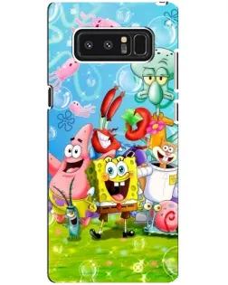 Чохол для Samsung Galaxy Note 8 (N950) з картинкою «Губка Боб та друзі»
