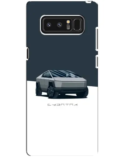 Чехол для Samsung Galaxy Note 8 (N950) с картинкой «Серебристый Cybertruck Tesla» Чехол для Samsung Galaxy Note 8 (N950) с картинкой «Серебристый Cybertruck Tesla»